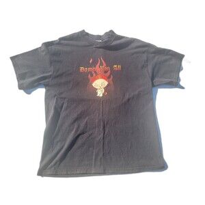 Vintage Stewie Griffin Hell Y2k Shirt Family Guy